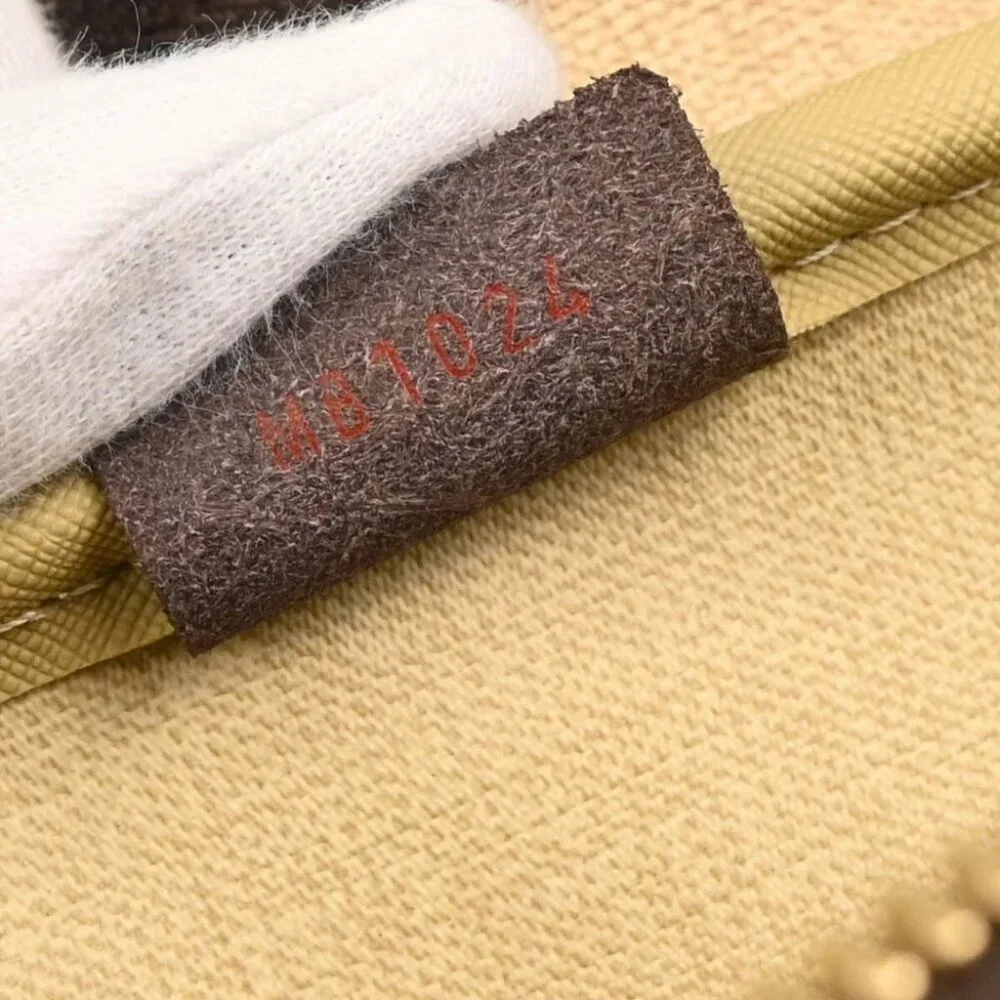 Louis Vuitton Damier Deauville Bowling Vanity Handbag